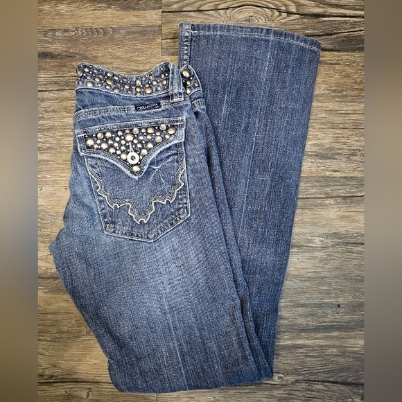 Miss Me JP42885 Boot Cut Silverado Jeans - Picture 1 of 16
